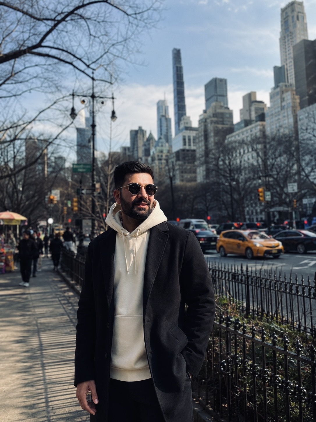 Kartik exploring New York City